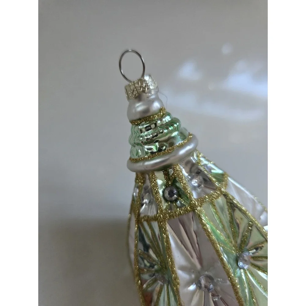 Melrose International‎ Vintage Style Jeweled Reflector Christmas Ornament